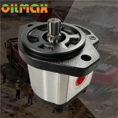 Hydraulische tandwielpomp CI09S-A02-050L Compatibel met spiebanen met 9 tanden Inch SAE A-2 bouten 2-7 GPM Uitlaatpoort SAE 10 Inlaatpoort SAE 12 4350 PSI